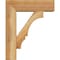 Ekena Millwork Balboa Block Rough Sawn Bracket w/ Offset Brace, Western Red Cedar, 6"W x 18"D x 22"H BKT0604X18X22BOA05RWR - alternate 2